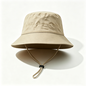 Custom Unisex Outdoor Canvas <b>Bucket</b> Hat Chin Strap Quick Dry UV Protection Fisherman Adjustable Windproof Safari Hiking Camping - Product Image 4