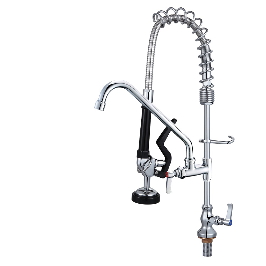 APPASO Commercial Faucet For Restaurant, Pre-Rinse Sink Faucet With