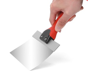 Couteau à enduire professionnel, lame en acier inoxydable conique, <span class=keywords><strong>poignée</strong></span> souple, couteau à cloisons sèches, fabriqué en Chine - Product Image 2