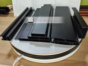 Pannelli per Recinzione All'ingrosso in Alluminio Nero Metallo Moderno da Esterno <span class=keywords><strong>con</strong></span> Doghe Superiori per Privacy in Lega di Alluminio - Product Image 4