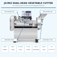 Dubbele Kop Groentensnijder 3.15KW Elektrische Groentehakmachine Aardappel Snijder Snijmachine Shredder voor Voedselverwerkingsbedrijven