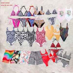 Marca de luxo Swimwear 2025 Fatos De Banho De Luxo das Mulheres com Biquíni Bonito Com Impressão Leopardo Xadrez Paisley Patterns - Product Image 1