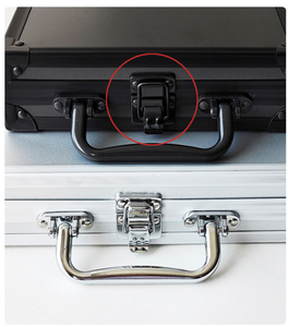 Boîte à bijoux carrée transparente avec poignée de sac à main pour affichage de collection de perles de bouddha en <span class=keywords><strong>pierre</strong></span> précieuse de diamant nu - Product Image 4