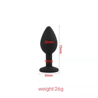 Kabelloser Ferngesteuerter Analplug mit 10 Vibrationsstufen aus Silikonmaterial SM-Spaß-Sexspielzeug für Frauen