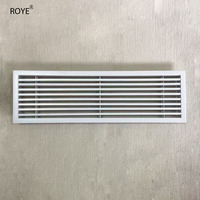 Grille de sortie de climatisation centrale carrée moderne en plastique ABS