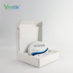 Disco di fresatura Cad Cam in zirconio dentale multistrato di zirconio SHT comparabile a polvere Tosoh - Product Image 4