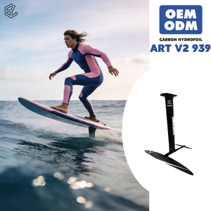Hydrofoil High Aspect ART V2 939 en carbone, aile de foil efficace pour une glisse rapide et une accélération rapide, foil de surf, équipement de sports nautiques, kitesurf - Product Image 1