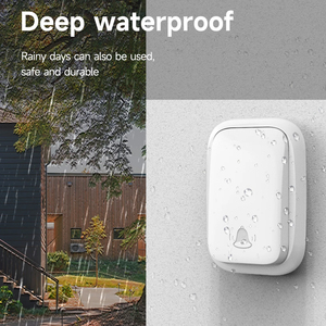 Doorbell Self-powered <b>Wireless</b> Digital Ring Door Bell High Volume Waterproof Door Bell - Product Image 6
