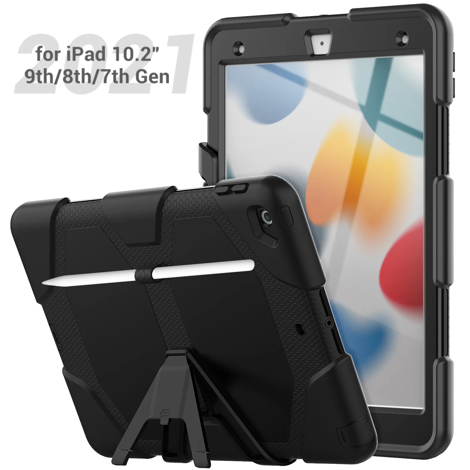 Hot Bán con Tablet trường hợp PC TPU 9th 8th 7th thế hệ Tablet bìa cho Apple ipad 9 8 7 10.2 inch 2018 2020 2021