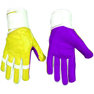 Guantes de Bateo de Béisbol Ambidiestros de Cuero Vacuno Genuino SAAR INDUSTRIES con Soporte para Muñeca, Guantes de Entrenamiento de Alta Calidad - Product Image 4