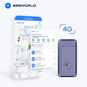 SEEWORLD S21L pelacak GPS mobil 4G, perangkat pelacak GPS Mobil Anti Maling magnetik kuat nirkabel baru 2024