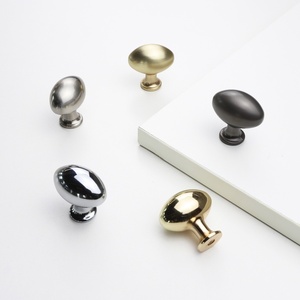 Gold Crystal Drawer Knobs Glass Dresser Knob Pulls Handle - View #9