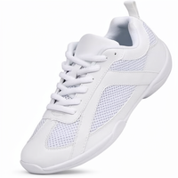 Chaussures de cheerleading blanches pour filles, respirantes, pour la compétition, l'entraînement athlétique, la danse, le tennis et la marche