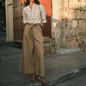 Pantalones Anchos de Moda para Mujer, Pantalones Casuales para Dama, Pantalones de Una Pieza - Product Image 1