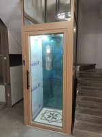 3-4-stöckiger Hauslift Kleiner Heimaufzug Kleiner schachtloser Aufzug für Häuser Außenaufzug für Gebäude