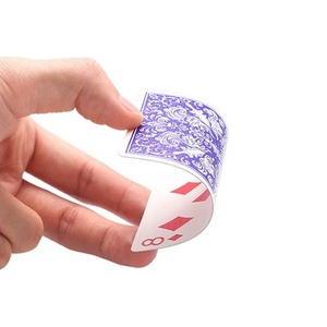 WJPC-Printing Poker Magic Deck Manufacturer Adult Blank Casino Black PVC Paper Sublimation Logo Custom Playing Cards