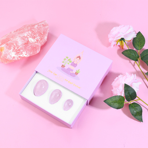 Huevos Yoni <span class=keywords><strong>de</strong></span> Cuarzo Rosa 100% Natural, Juego <span class=keywords><strong>de</strong></span> Piedras Curativas para Mujeres, Gran Venta - Product Image 3