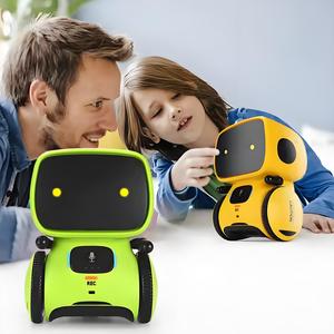 Phổ thông minh nói chuyện <span class=keywords><strong>Robot</strong></span> đồ chơi điện tử nhựa cảm ứng Cảm biến điều khiển giọng nói cho bé trai bé gái lặp đi lặp lại ca hát âm nhạc - Product Image 5