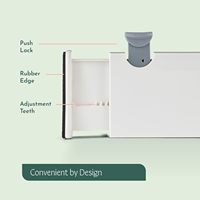 Organisateurs de placard de sous-vêtements en plastique ABS écologiques réglables pour la maison et séparateurs de tiroirs extensibles de rangement