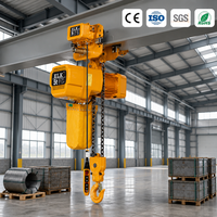 Palans électriques à chaîne HKDM05-02, capacité de 100 lb, 220V-480V, câble en acier avec hauteur de levage de 20 m et vitesse de levage de 2,7 m/min