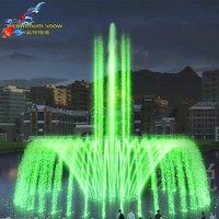 Fuente Musical Flotante para Piscina Ornamental con Luces RGB y DMX 512, Acero Inoxidable, Garantía de 2 Años, para Exteriores