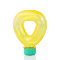 Bouteille d'eau pour enfants anti-fuite, sans BPA, écologique, de qualité alimentaire, design minimaliste, compatible eau bouillante, avec bouchon à paille personnalisable