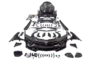 ชุดแต่งคาร์บอนไฟเบอร์สำหรับ URUS SE รุ่นใหม่ อัพเกรดกันชนหน้า/หลังแบบติดตั้งเอง พร้อมสปอยเลอร์ฝากระโปรงหน้า รวมอุปกรณ์ติดตั้ง - Product Image 2