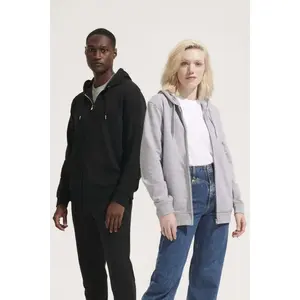 Felpa con Zip Intera, Merchandising Sostenibile - Product Image 1