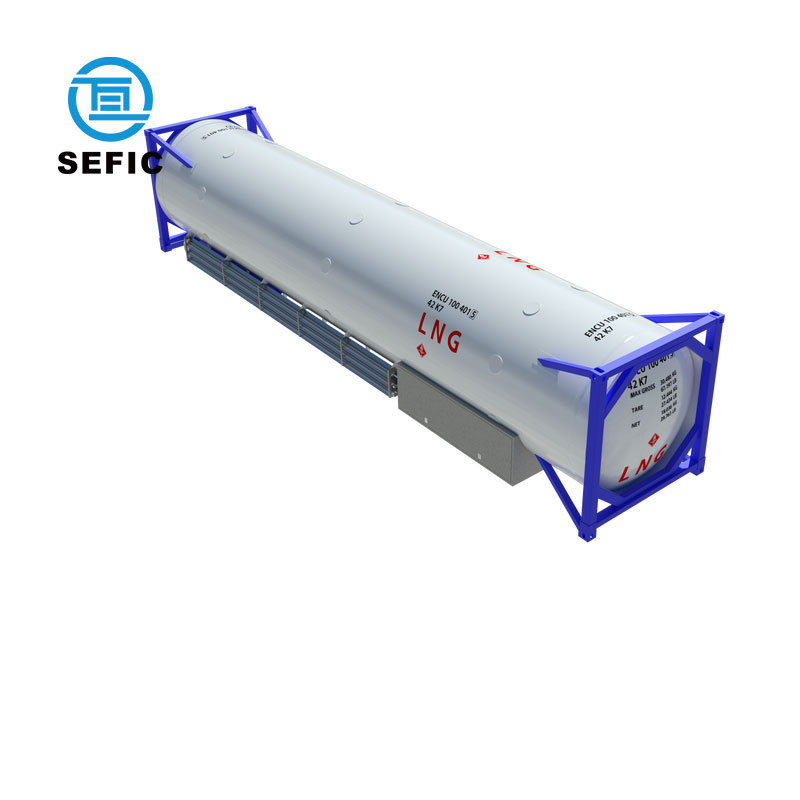 Портативный криогенный контейнер T75 UN GB/ASME 40 футов, контейнер для хранения СПГ из нержавеющей стали