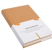 Nouveau carnet de croquis simple à reliure spirale, couverture rigide A4, 32k 16K, papier vierge pour gouache