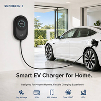 Borne de recharge murale pour VE haut de gamme Type 2 AC avec design unique et contrôle par application – Fabricant