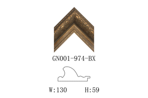 Cuadro de lienzo de plástico de color dorado barroco, pintura fotográfica, <span class=keywords><strong>marcos</strong></span> similares a madera <span class=keywords><strong>para</strong></span> decoración del hogar - Product Image 5