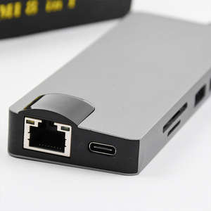 Estación de acoplamiento de pantalla USB3.0 4K Hub de aluminio más vendido con <span class=keywords><strong>USB</strong></span> <span class=keywords><strong>C</strong></span> <span class=keywords><strong>DOCK</strong></span> <span class=keywords><strong>DisplayPort</strong></span> y 4K HD Type-<span class=keywords><strong>C</strong></span> para computadora portátil en stock - Product Image 5