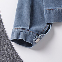 Ensemble de vêtements pour enfants : Combinaison salopette en jean pour petites filles, deux pièces tendance pour le quotidien, en stock, offre spéciale