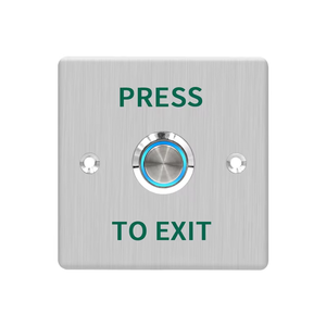 Zutrittskontrollsystem Ausgangsknopf Metallischer Edelstahl-Druckknopf mit LED-Licht Türöffner <span class=keywords><strong>Push</strong></span>-to-Exit-Taste - Product Image 2