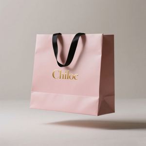 Mini Kraft Paperboard <b>Gift</b> Bags with Custom Logo Versatile Packaging for <b>Small</b> Business Clothing & Food Retail Made Craft Paper - Product Image 3
