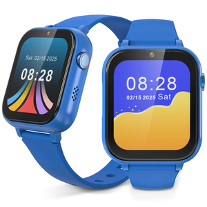 Montre connectée Android pour enfants 2025 Reloj Inteligente Sim 4g Montre connectée Montre connectée pour cadeau Bracelet en silicone avec carte SIM - Product Image 2