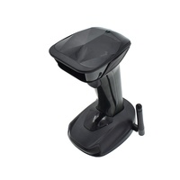 Lecteur de codes-barres laser sans fil 2,4 G avec station de charge et support, câble de charge durable inclus