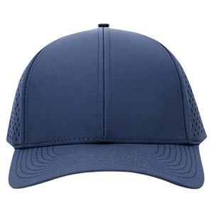 Casquettes de sport vintage personnalisables, perforées au laser, respirantes, pour hommes, en couleur unie, style snapback. - Product Image 5