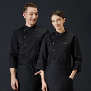 <span class=keywords><strong>Abiti</strong></span> da lavoro dello Chef manica lunga impermeabile estate primavera e autunno vestito Hotel catering dopo le uniformi dello chef di cucina - Product Image 3