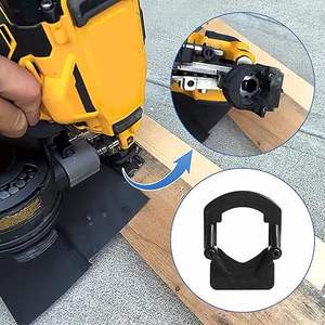 Dewalt <b>Wall</b> Mount <b>Storage</b> Holder For 20V Roof Nail Gun DCN45RN Plastic <b>Garage</b> Tool Organizer - Product Image 4