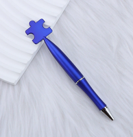 Stylo bille personnalisé en forme de bloc de construction, papeterie créative et originale, cadeau promotionnel pour le bureau et l'école