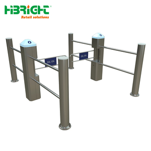 Heavy Duty Stainless Steel <b>Security</b> Swing Gate Professional One-Way Entrance System for Grocery and Hypermarket - Product Image 5