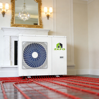 Bomba de Calor Aire-Agua de Alto COP con Inversor DC de 7kW, Tipo de Almacenamiento, ERP A++, Bajo Nivel de Ruido para Uso en Hoteles en España