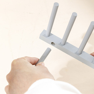 Multifunctional <b>Kitchen</b> Dish Rack 8 Row Cup Holder Quick Dry Draining Rack For Tabletop Use - Product Image 3