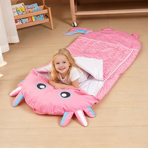 Tappetino per il Sonno Personalizzato per Bambini, Sacco a Pelo Morbido a Forma di Animale <span class=keywords><strong>3</strong></span> in 1, Tappetino per Dormire, Personaggio Morbido per Giocare, <span class=keywords><strong>Regalo</strong></span> per Asilo Nido, Scuola Materna, Scuola dell'Infanzia - Product Image 4