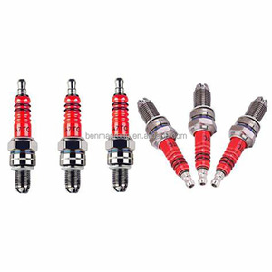 Pièces de rechange pour moteur haute performance, cyclomoteur, scooter, <span class=keywords><strong>quad</strong></span>, bougie d'allumage à 3 électrodes A7TC C7HSA pour 110CC GY6 <span class=keywords><strong>50</strong></span> CD110 - Product Image 4