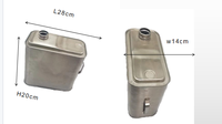 Réservoir d'essence/gazole en acier inoxydable sur mesure, assemblage par emboutissage profond, bouchon de réservoir de véhicule, directement de l'usine en Chine
