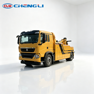 Heavy Duty Tow <b>Truck</b> with Integrated Crane with Two Hydraulic Winches for Roadside Emergency Rescue - Product Image 4