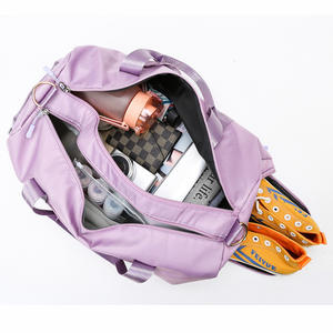 Bolsas Deportivas de Nailon Impermeables para Gimnasio, Viajes, Entrenamiento, Fitness, Yoga, con Compartimento para Zapatos, para Hombre y Mujer, Venta al Por Mayor - Product Image 5